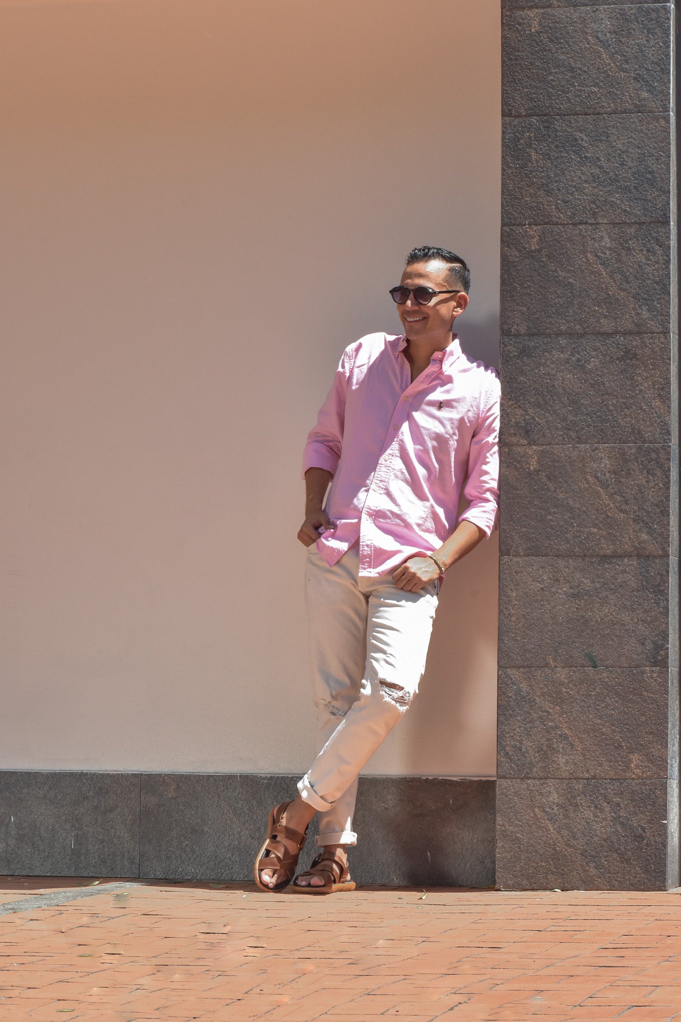 Últimas tallas- SANDALIAS CUERO AMALFI MIEL - ENVÍO GRATIS