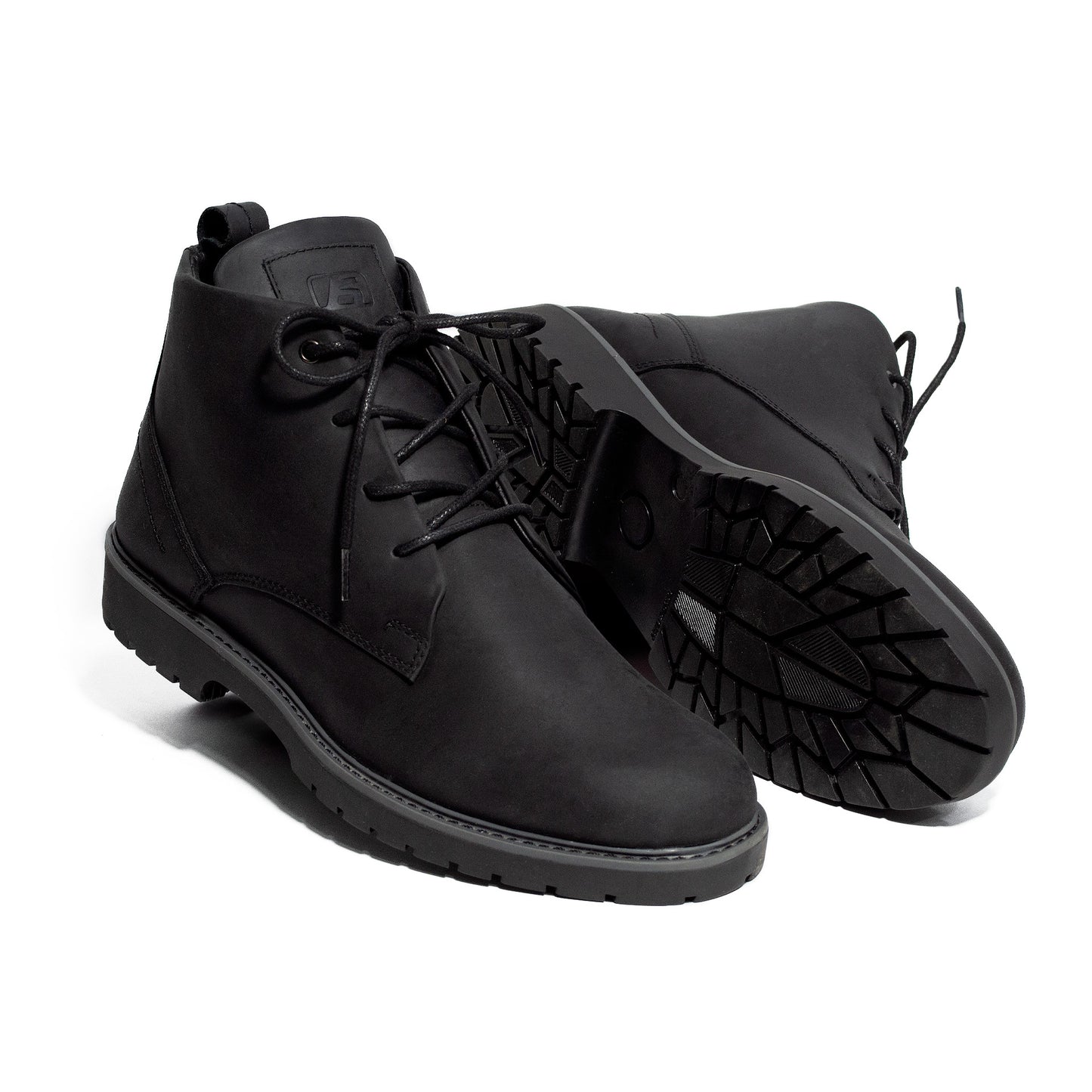 BOTINES NEGROS 100% CUERO - ENVIO GRATIS