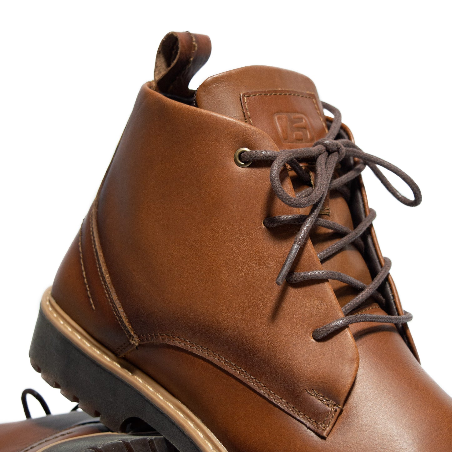 BOTINES MIEL 100% CUERO - ENVIO GRATIS