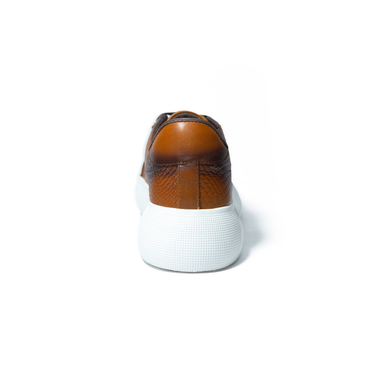 TENIS CABERNET CUERO GRABADO MIEL- ENVÍO GRATIS