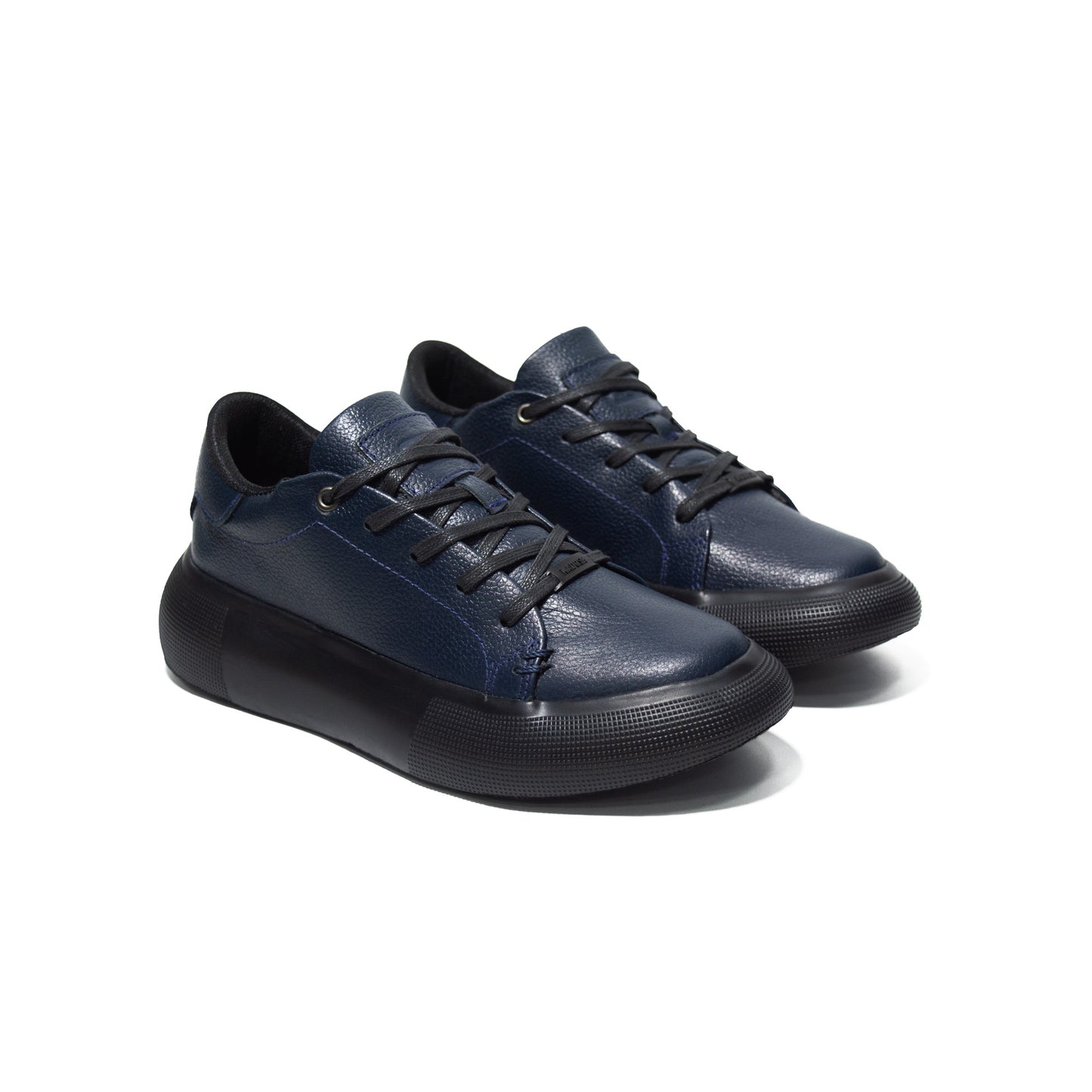 Últimas tallas- TENIS KONG CUERO AZUL - ENVÍO GRATIS