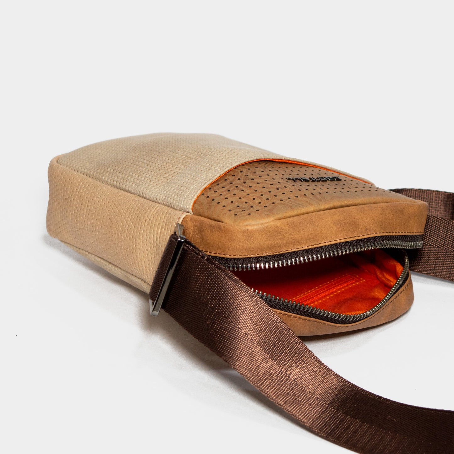MANOS LIBRES LEATHER CAFÉ CARAMELO 100% CUERO - ENVÍO GRATIS