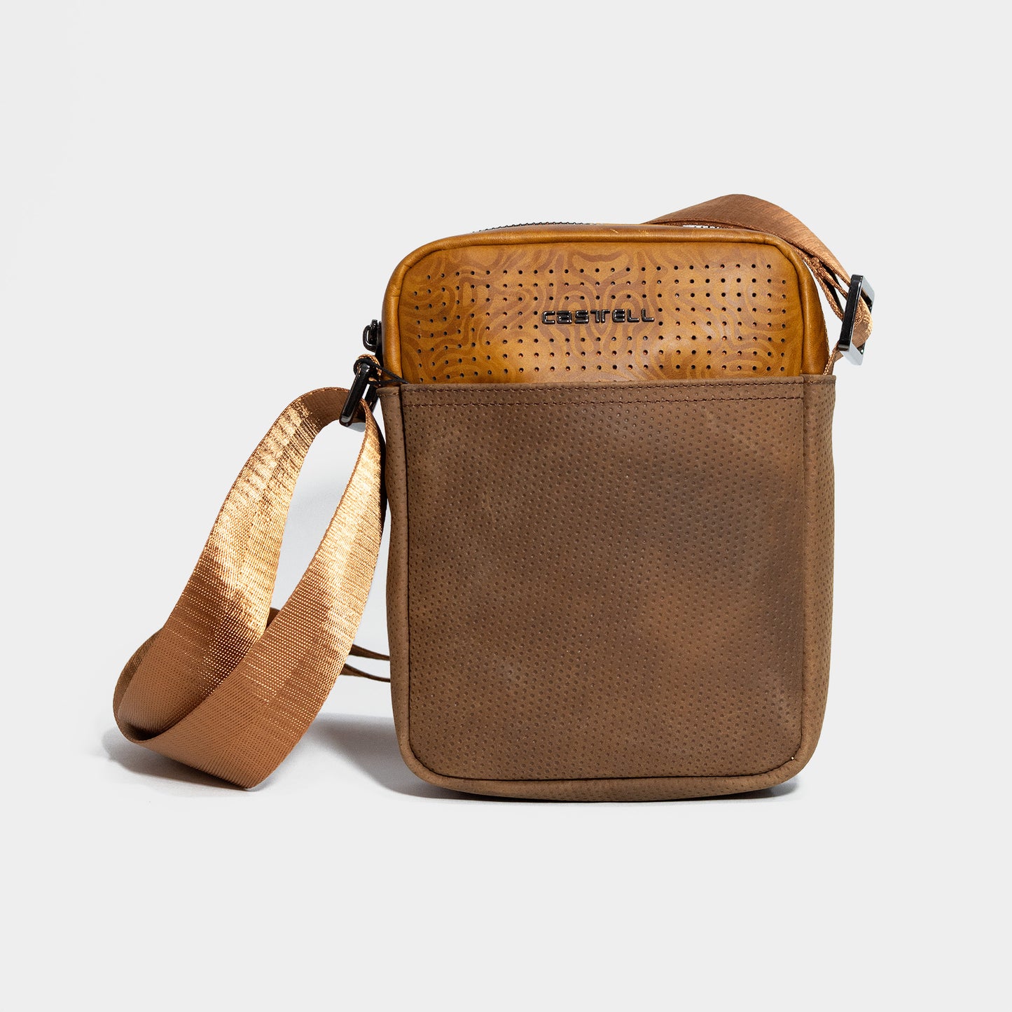 MANOS LIBRES LEATHER CAFÉ CARAMELO 100% CUERO - ENVÍO GRATIS