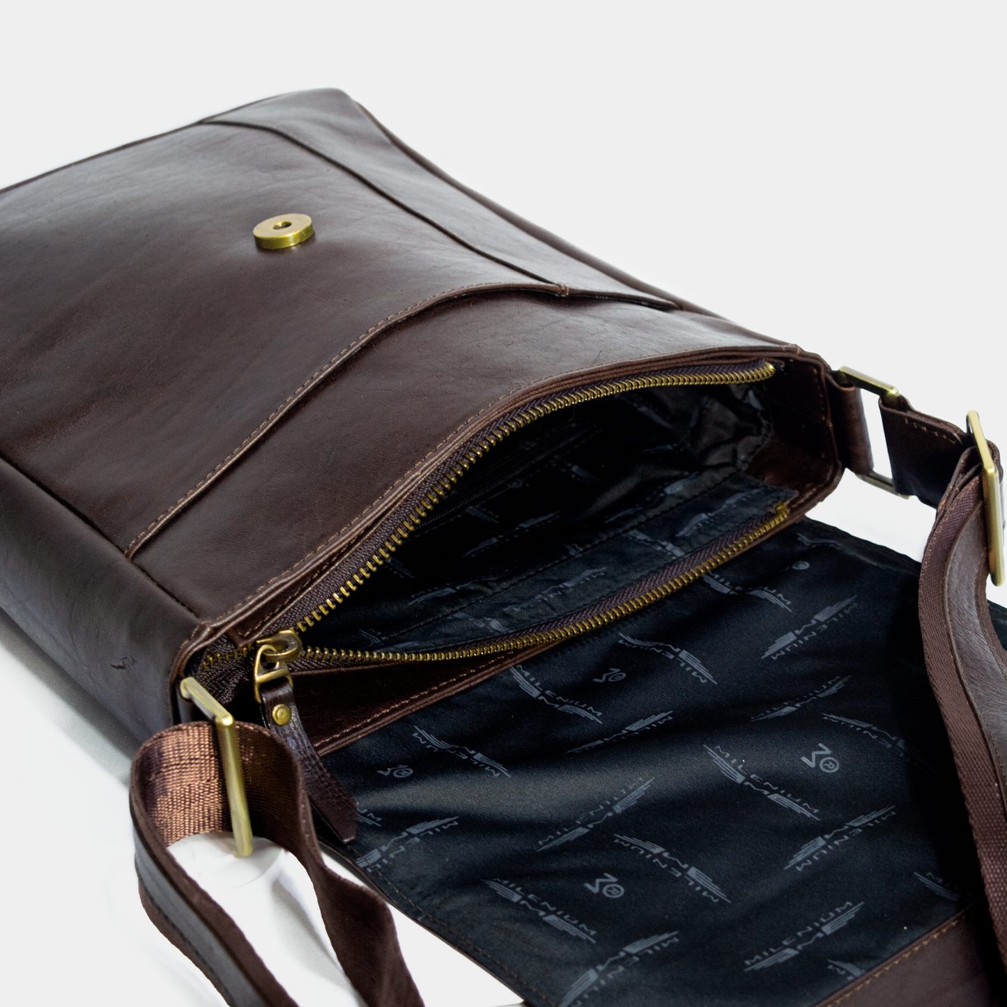 MANOS LIBRES GRANE LEATHER CAFÉ 100% CUERO - ENVÍO GRATIS