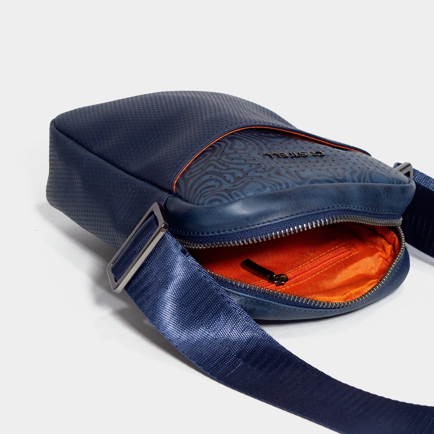 MANOS LIBRES LEATHER AZUL 100% CUERO - ENVÍO GRATIS