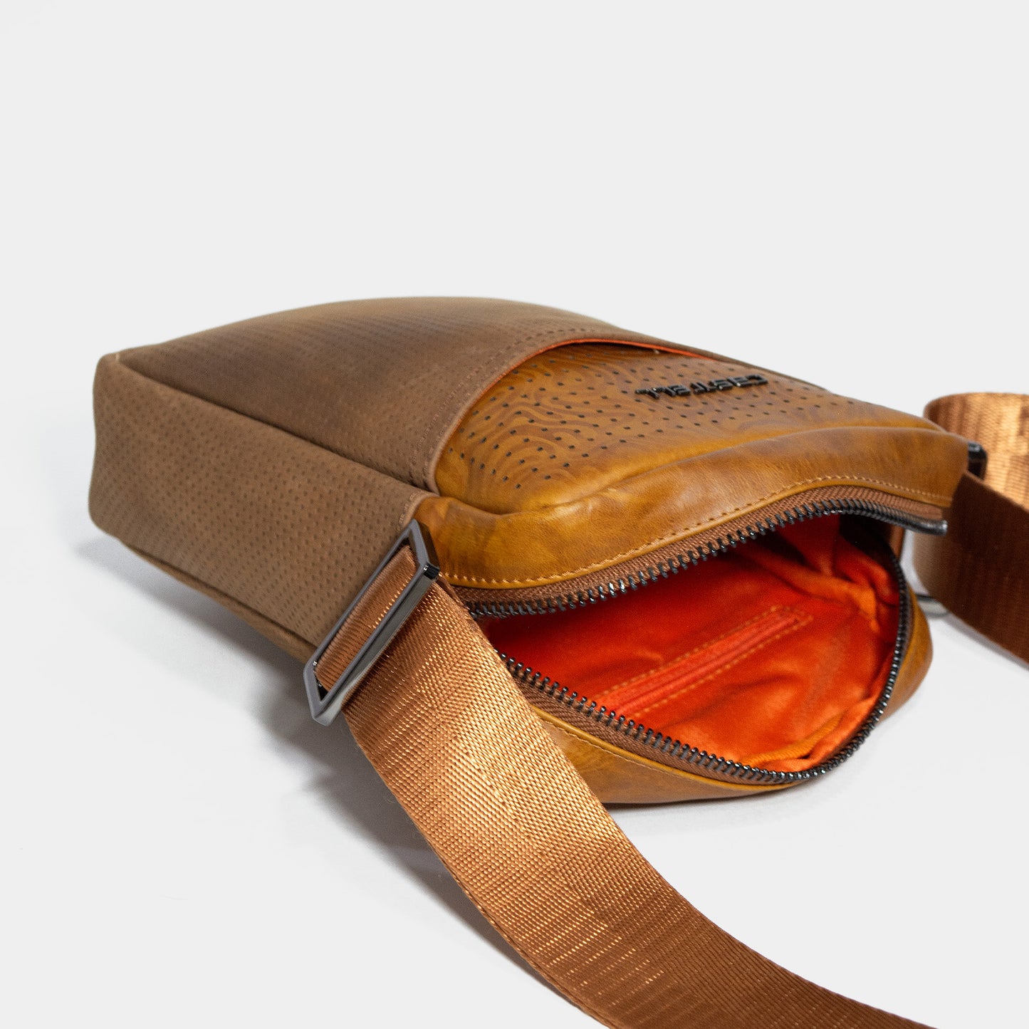 MANOS LIBRES LEATHER CAFÉ CARAMELO 100% CUERO - ENVÍO GRATIS