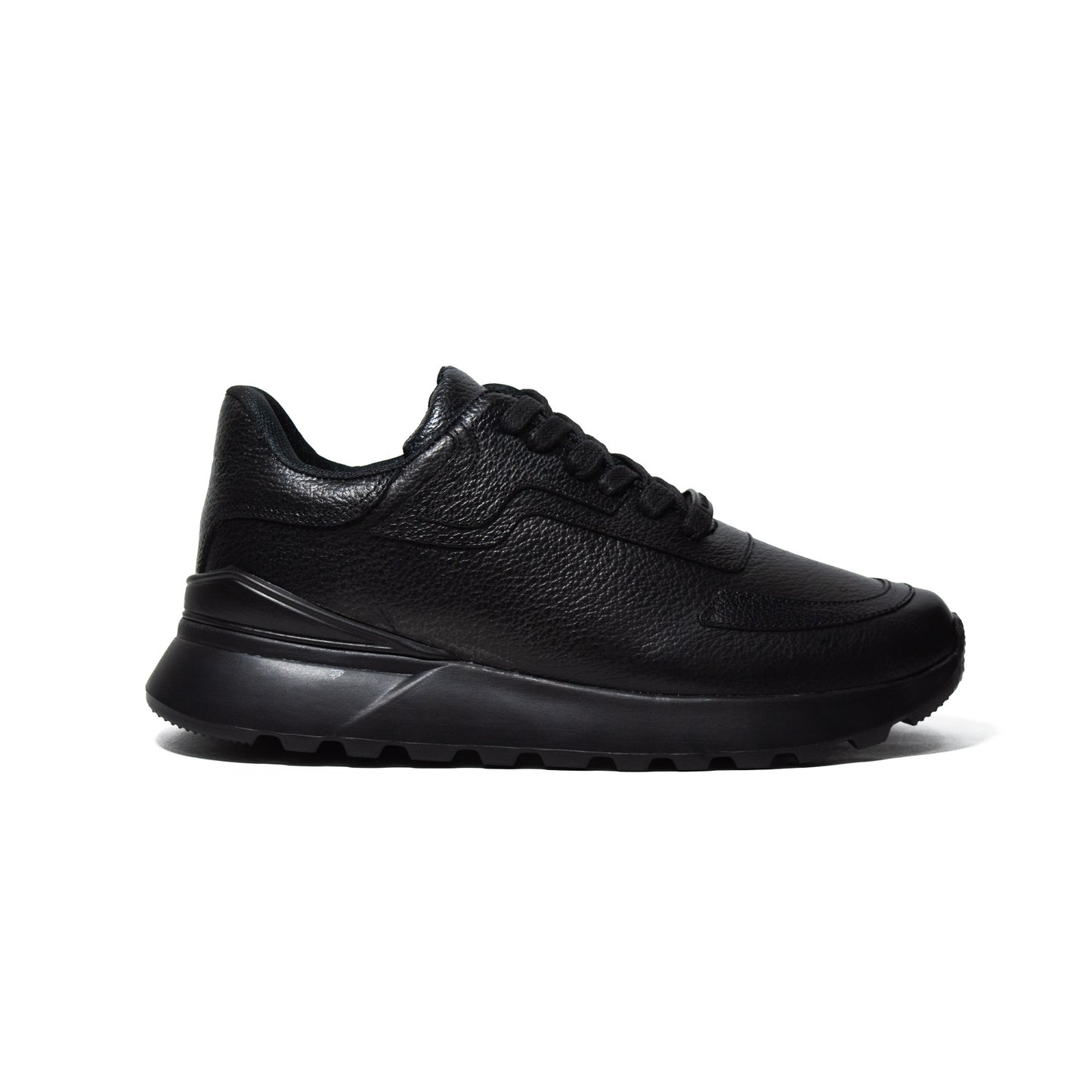 Últimas tallas- TENIS MOROCAN CUERO NEGRO - ENVÍO GRATIS