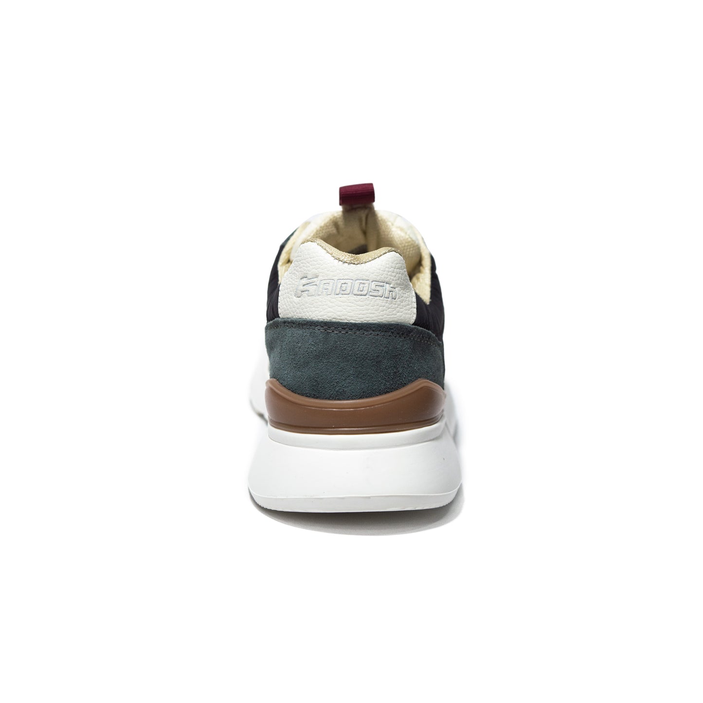 Últimas tallas - TENIS HOMBRE CUERO OXFORD NEGRO X BEIGE - ENVÍO GRATIS