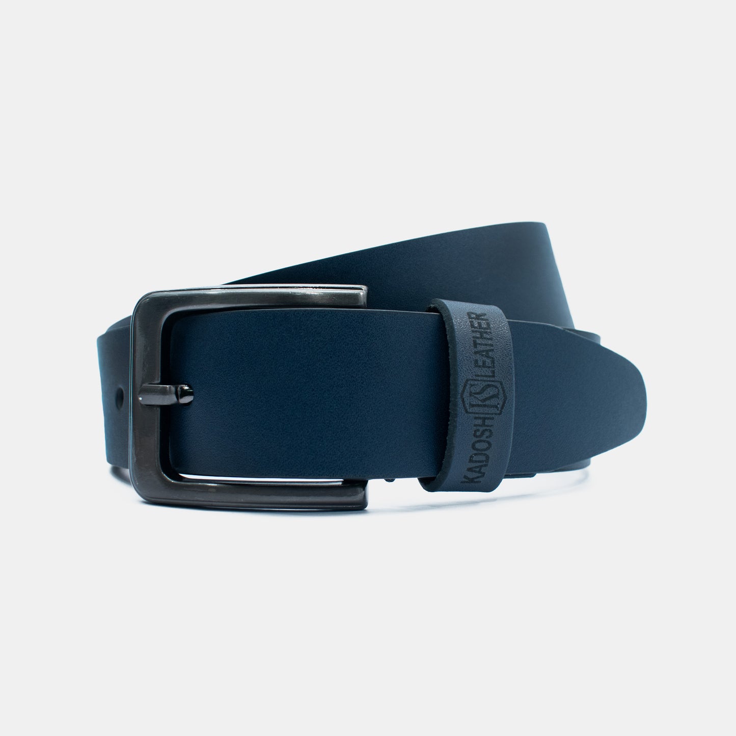 CINTURÓN CUERO AZUL - ENVÍO GRATIS