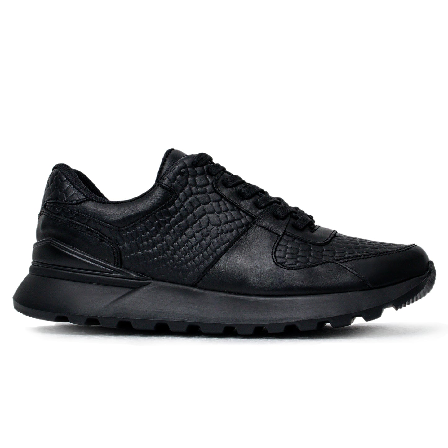 Últimas tallas - TENIS OPORTO CUERO NEGRO - ENVÍO GRATIS