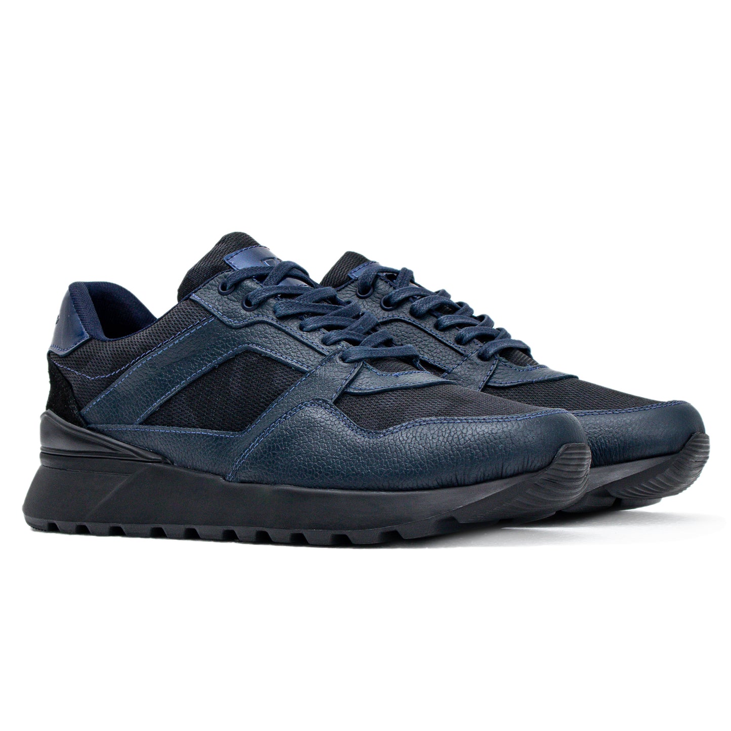Últimas tallas- TENIS BOSTON CUERO AZUL CAMUFLADO - ENVÍO GRATIS