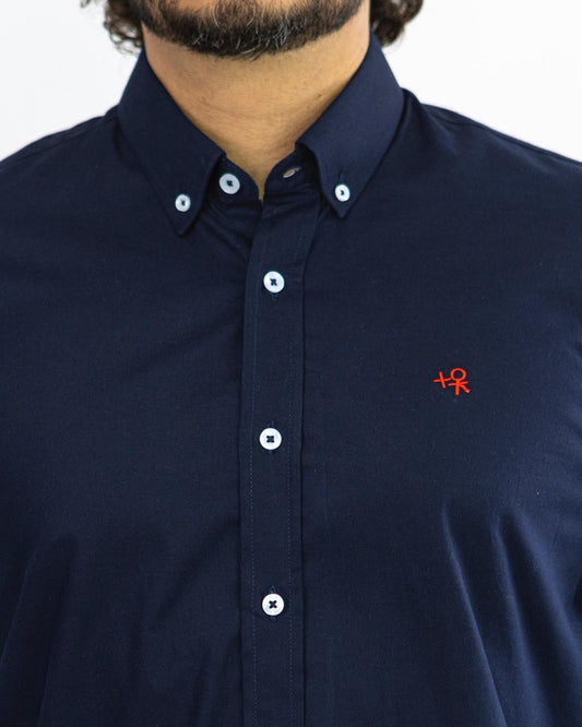 CAMISA MANGA LARGA AZUL NAVY