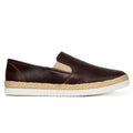 Últimas tallas - TENIS ESPADRILLA CUERO CAFÉ