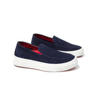 Últimas tallas -TENIS BERLÍN CUERO GAMUZA AZUL - ENVÍO GRATIS