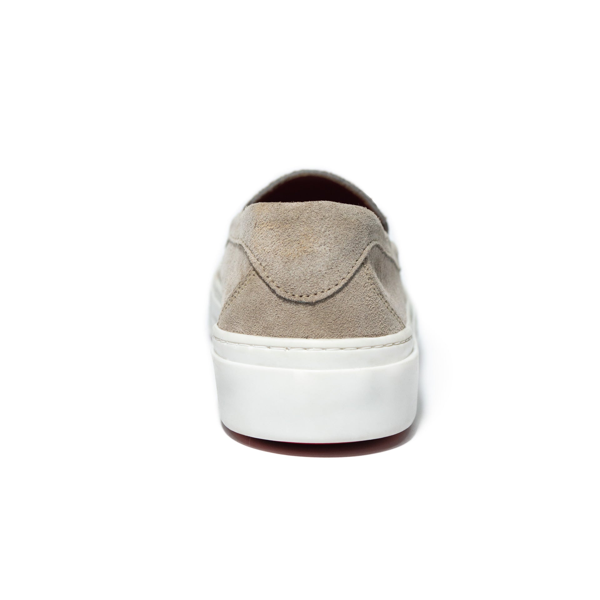últimas tallas-TENIS BERLÍN CUERO GAMUZA TAUPE ENVIO GRATIS