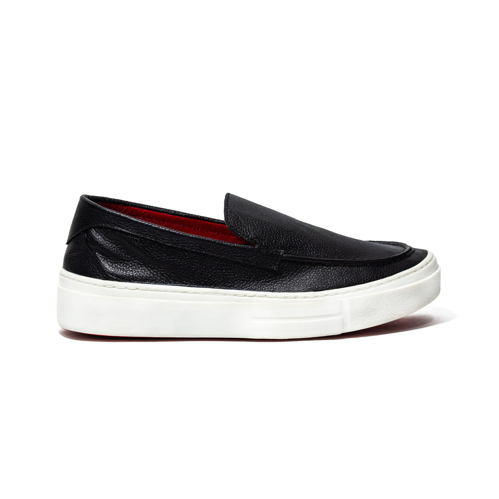 Últimas tallas -TENIS BERLÍN CUERO NEGRO -ENVÍO GRATIS