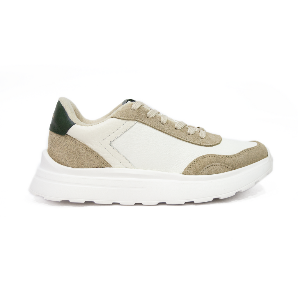 TENIS BILBAO BEIGE CUERO
