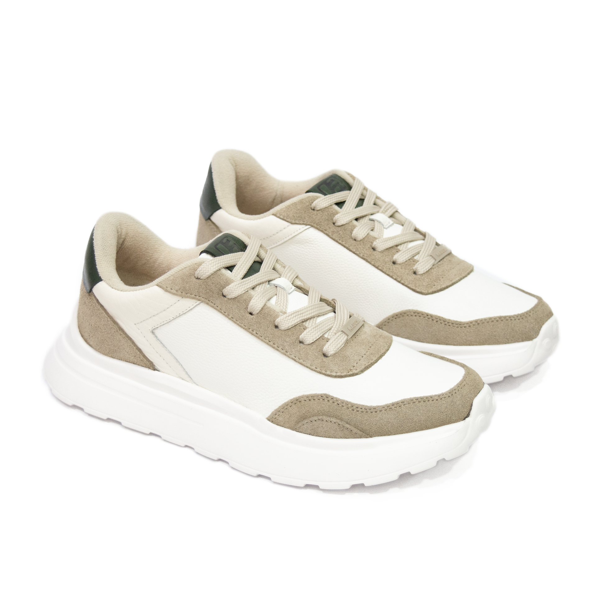 TENIS BILBAO BEIGE CUERO