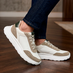 TENIS BILBAO BEIGE CUERO