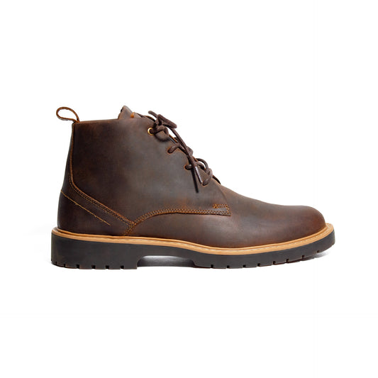 BOTINES CAFÉ 100% CUERO - ENVIO GRATIS