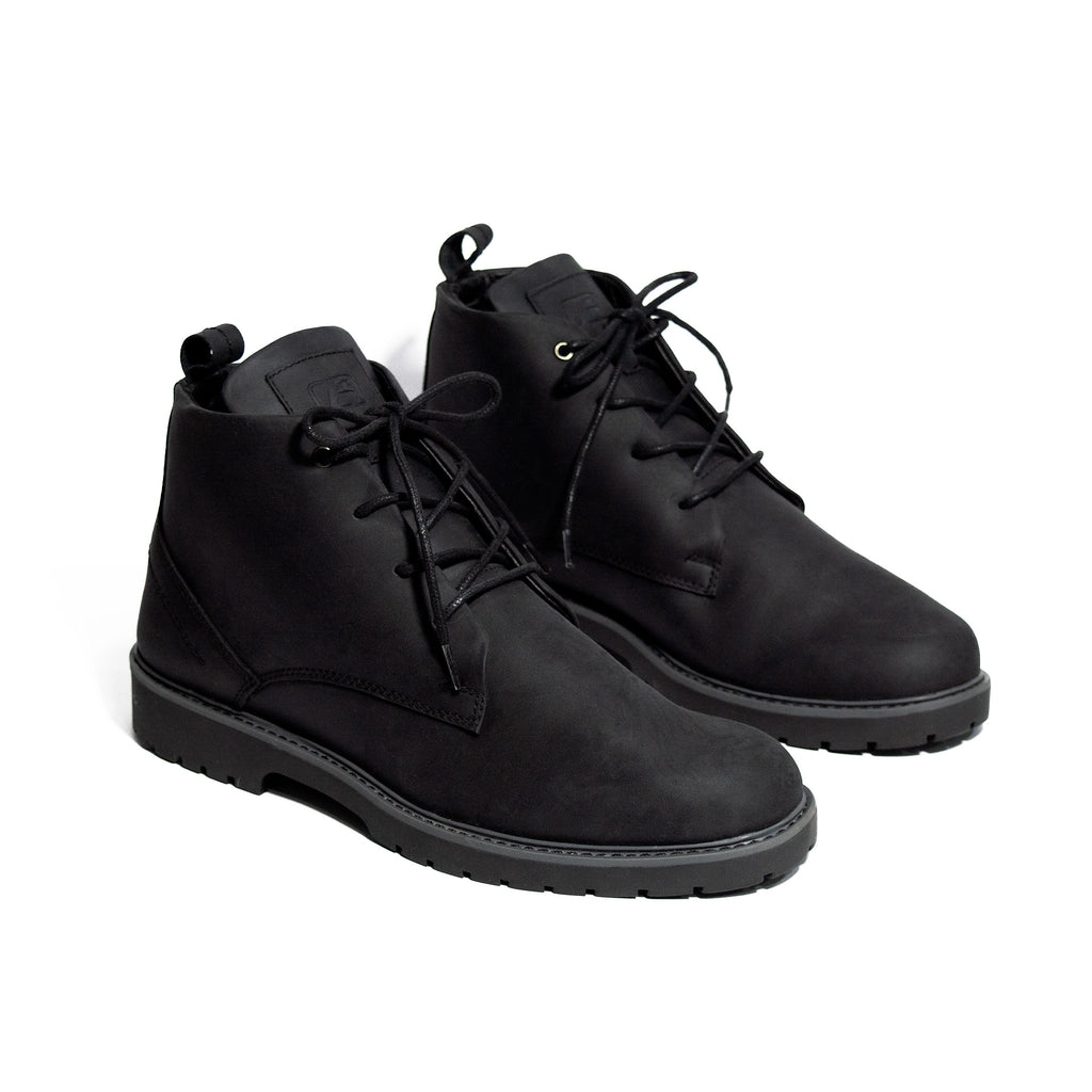 BOTINES NEGROS 100% CUERO - ENVIO GRATIS