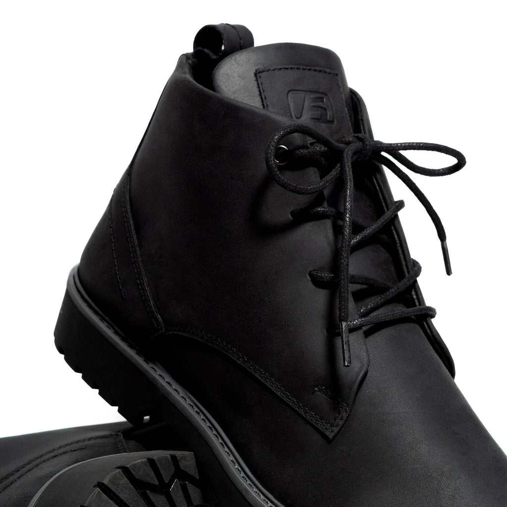BOTINES NEGROS 100% CUERO - ENVIO GRATIS