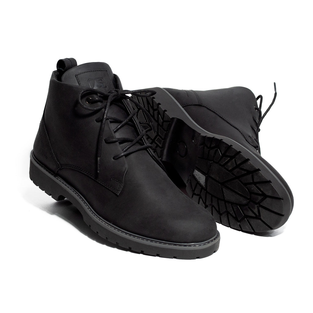 BOTINES NEGROS 100% CUERO - ENVIO GRATIS