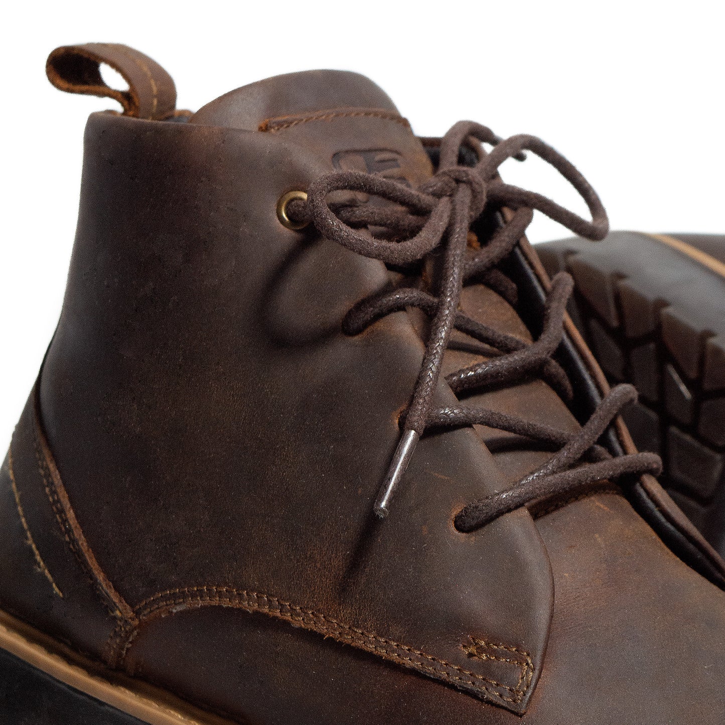 BOTINES CAFÉ 100% CUERO - ENVIO GRATIS