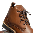 BOTINES MIEL 100% CUERO - ENVIO GRATIS