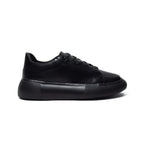 TENIS CABERNET CUERO GRABADO NEGRO - ENVÍO GRATIS
