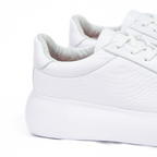 TENIS CABERNET CUERO GRABADO BLANCO - ENVÍO GRATIS