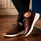 TENIS DAMASCO COGNAC
