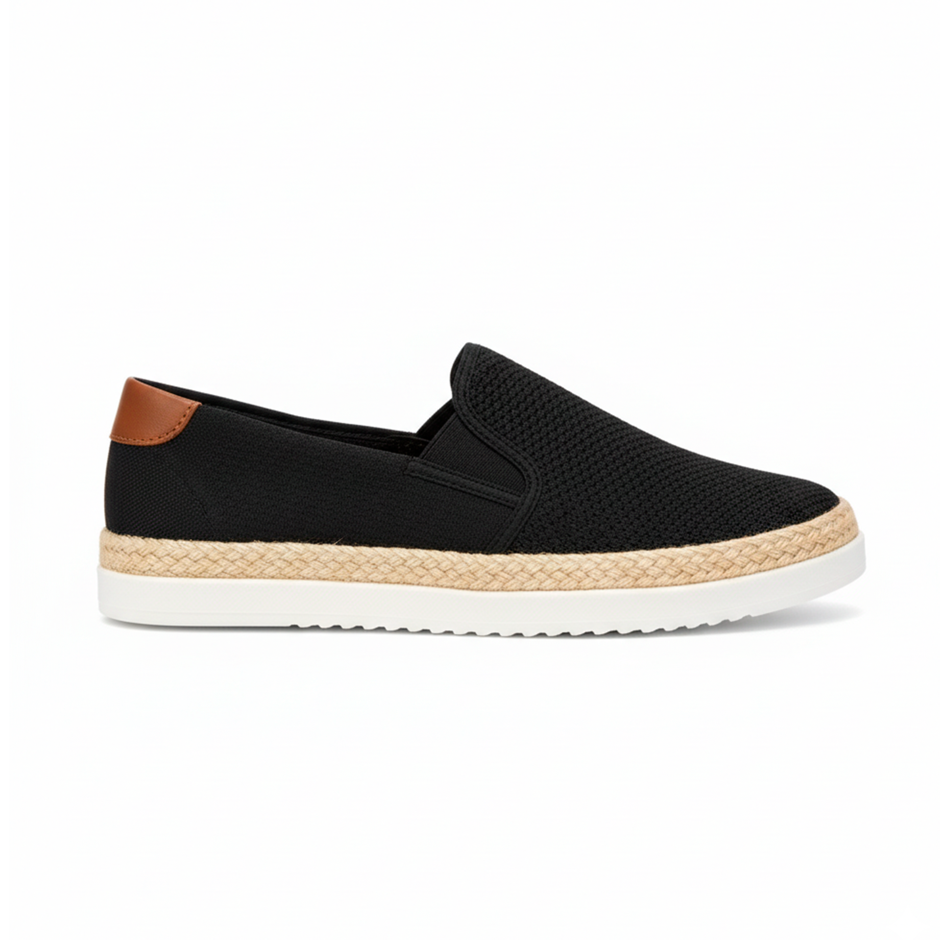 Últimas tallas - TENIS ESPADRILLA MALLA  NEGRA