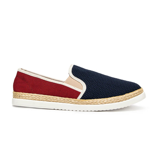 Últimas tallas-TENIS HOMBRE ESPADRILA MADRID AZUL x VINO