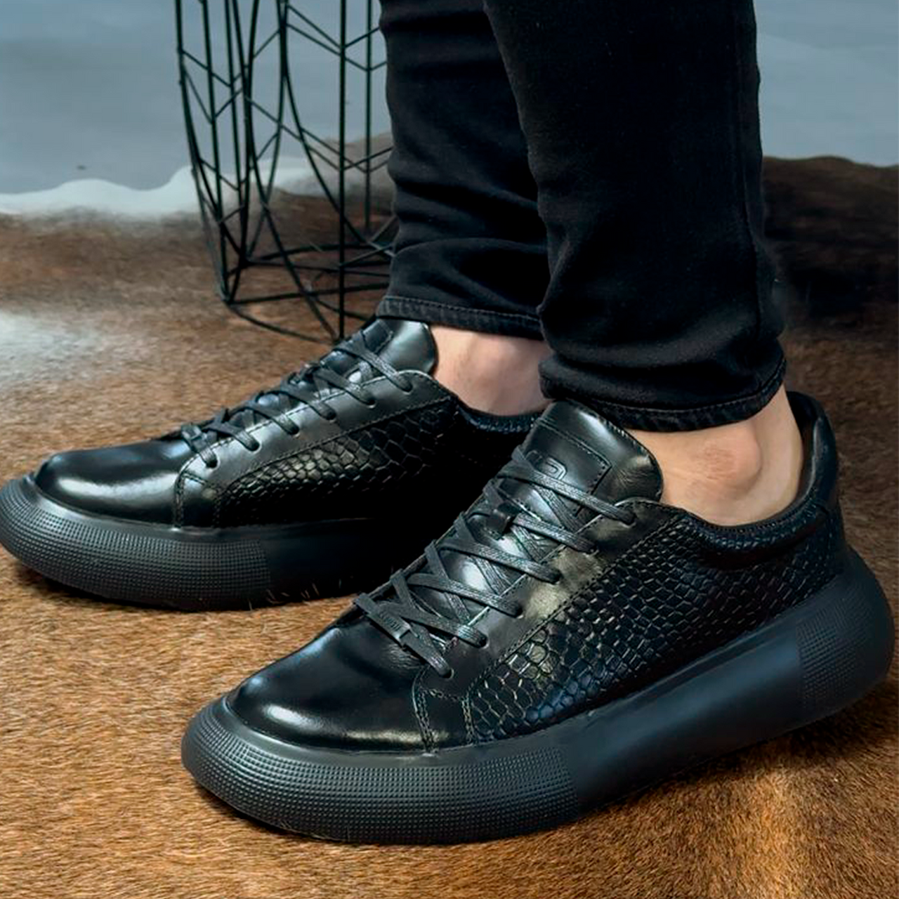 CABERNET CUERO GRABADO NEGRO Y MIEL