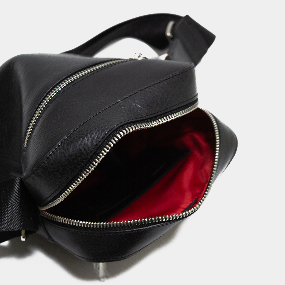 MANOS LIBRES LEATHER NEGRO
