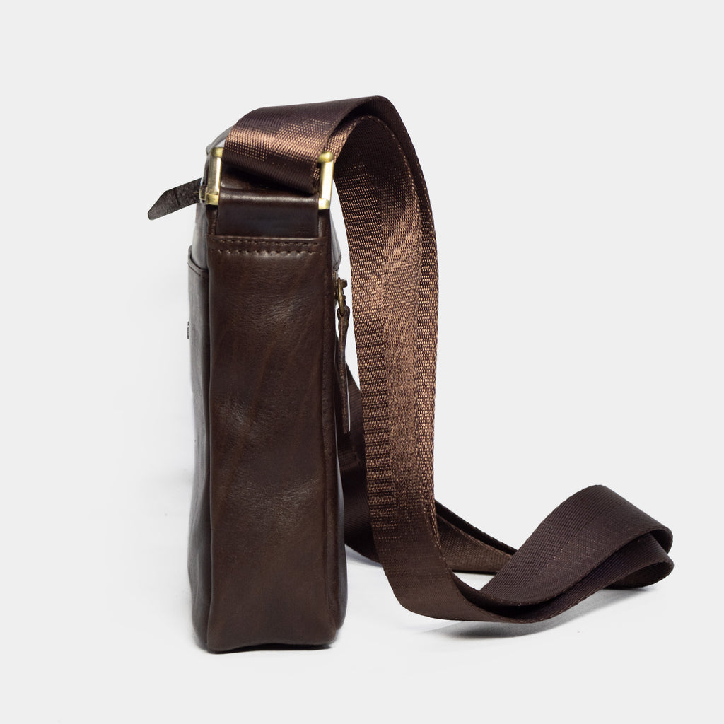 MANOS LIBRES LEATHER CAFÉ 100% CUERO  - ENVÍO GRATIS