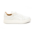 Últimas tallas  -  TENIS HAMBURGO CUERO BLANCO- ENVÍO GRATIS