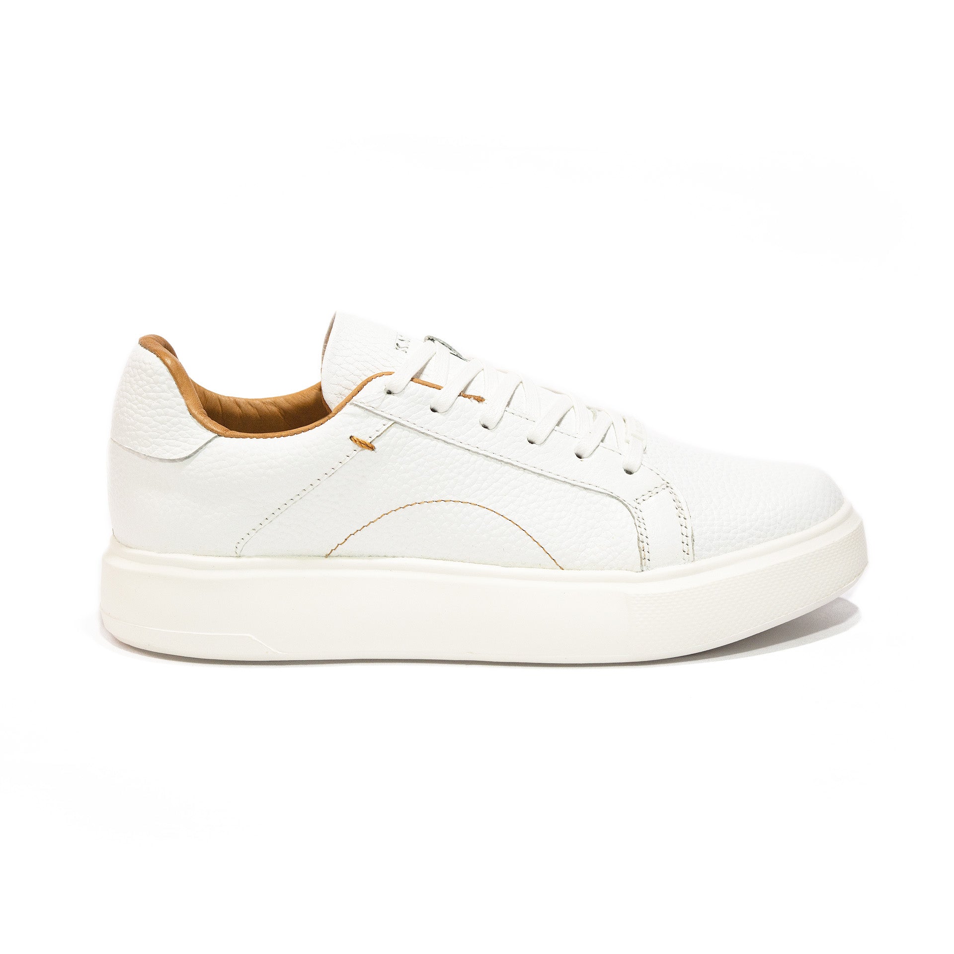 Últimas tallas  -  TENIS HAMBURGO CUERO BLANCO- ENVÍO GRATIS