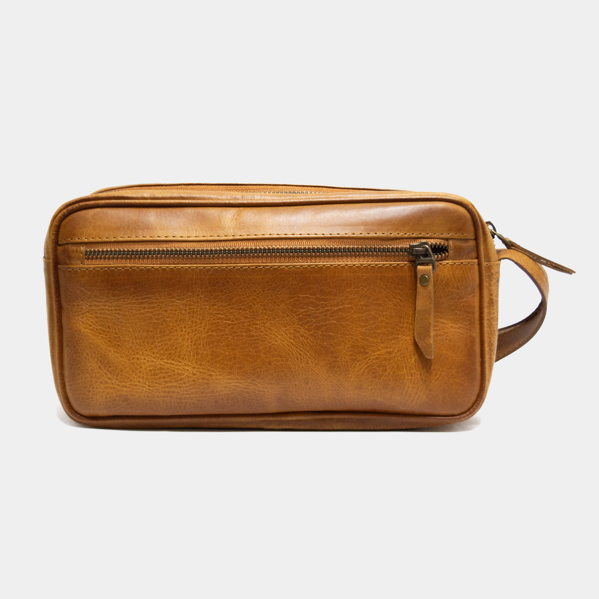 ORGANIZADOR DE VIAJE CUERO MIEL