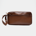 ORGANIZADOR DE VIAJE CUERO COÑAC