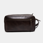 ORGANIZADOR DE VIAJE CUERO CAFÉ