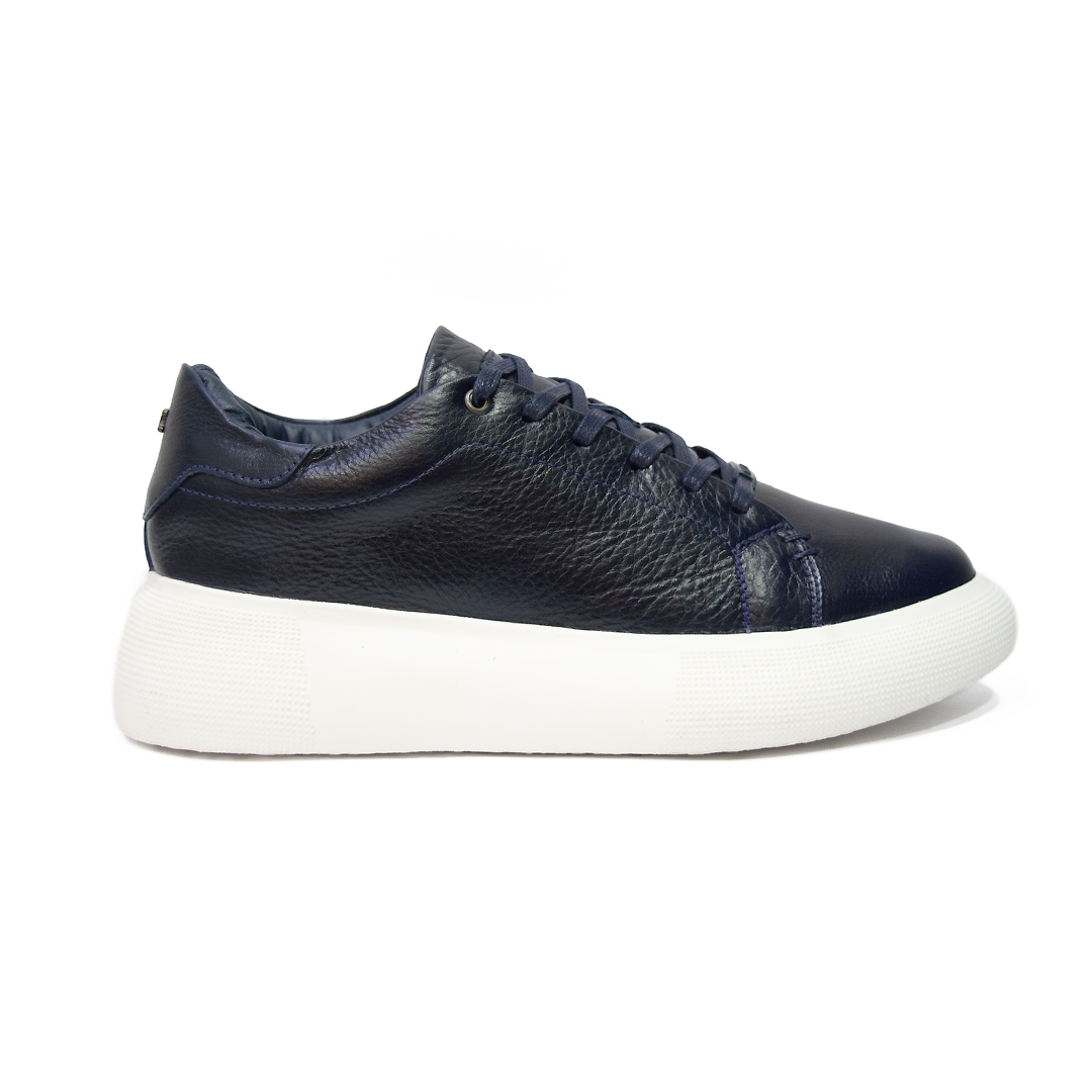 TENIS KONG CUERO AZUL