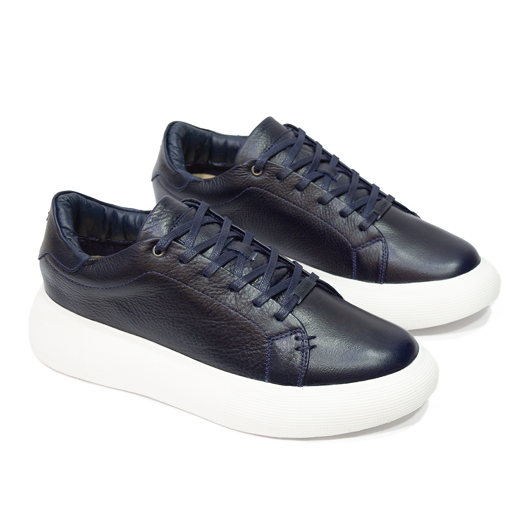 TENIS KONG CUERO AZUL