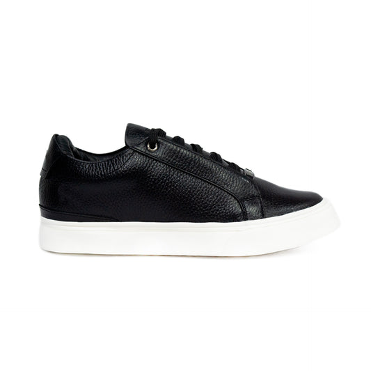 TENIS MONACO CUERO NEGRO - ENVÍO GRATIS