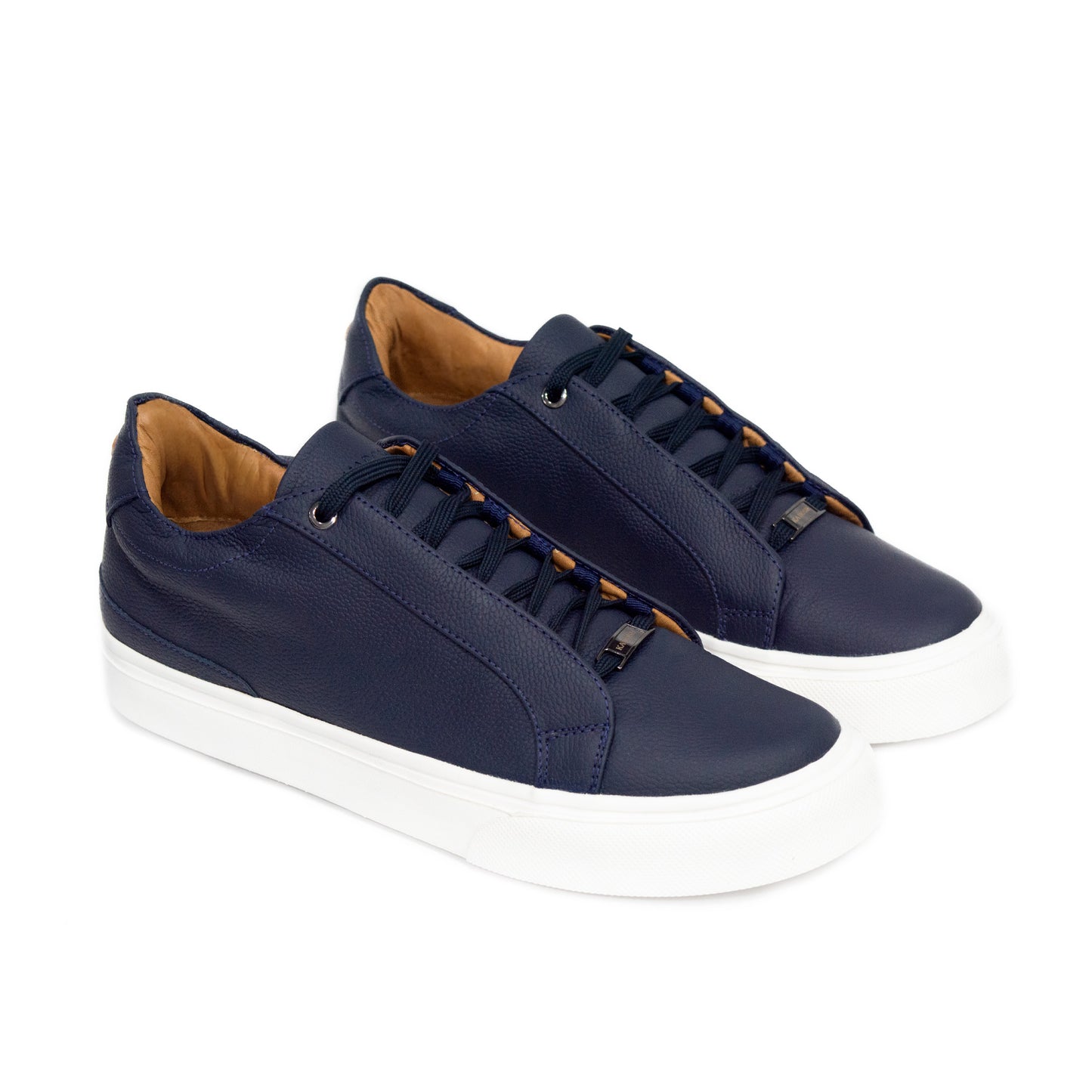 TENIS MONACO CUERO AZUL - ENVÍO GRATIS