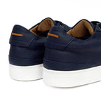 TENIS MONACO CUERO AZUL - ENVÍO GRATIS