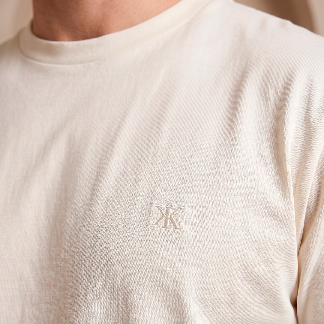 CAMISETA OVERSIZE MARFIL PREMIUM