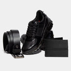 KIT MOSCU CUERO NEGRO- ENVÍO GRATIS