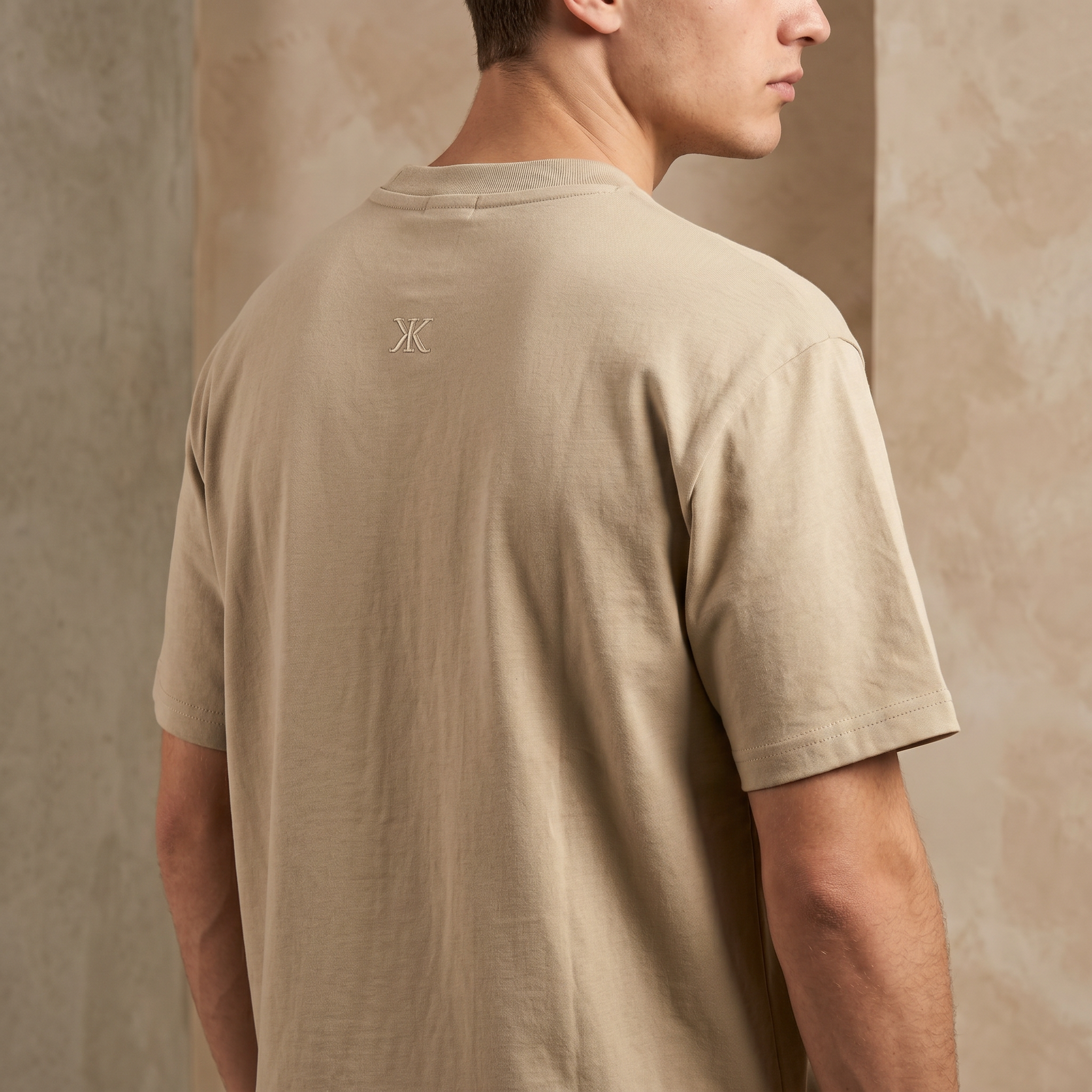 CAMISETA OVERSIZE BEIGE PREMIUM